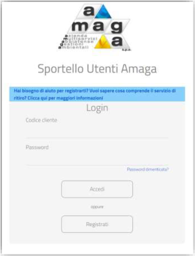 Sportello Online Amaga